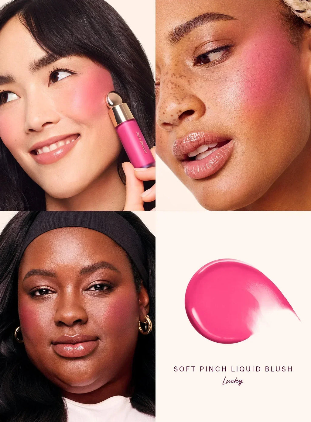 Rare Beauty Soft Pinch Tinted Lip Oil Stain Long-Lasting Liquid Blush Lip Gloss Cosmetics Face Eye Blusher for Perfect Makeup
