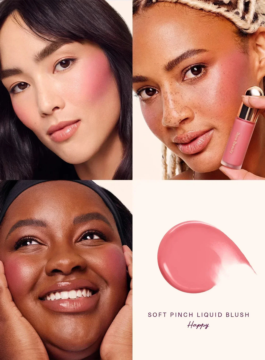 Rare Beauty Soft Pinch Tinted Lip Oil Stain Long-Lasting Liquid Blush Lip Gloss Cosmetics Face Eye Blusher for Perfect Makeup