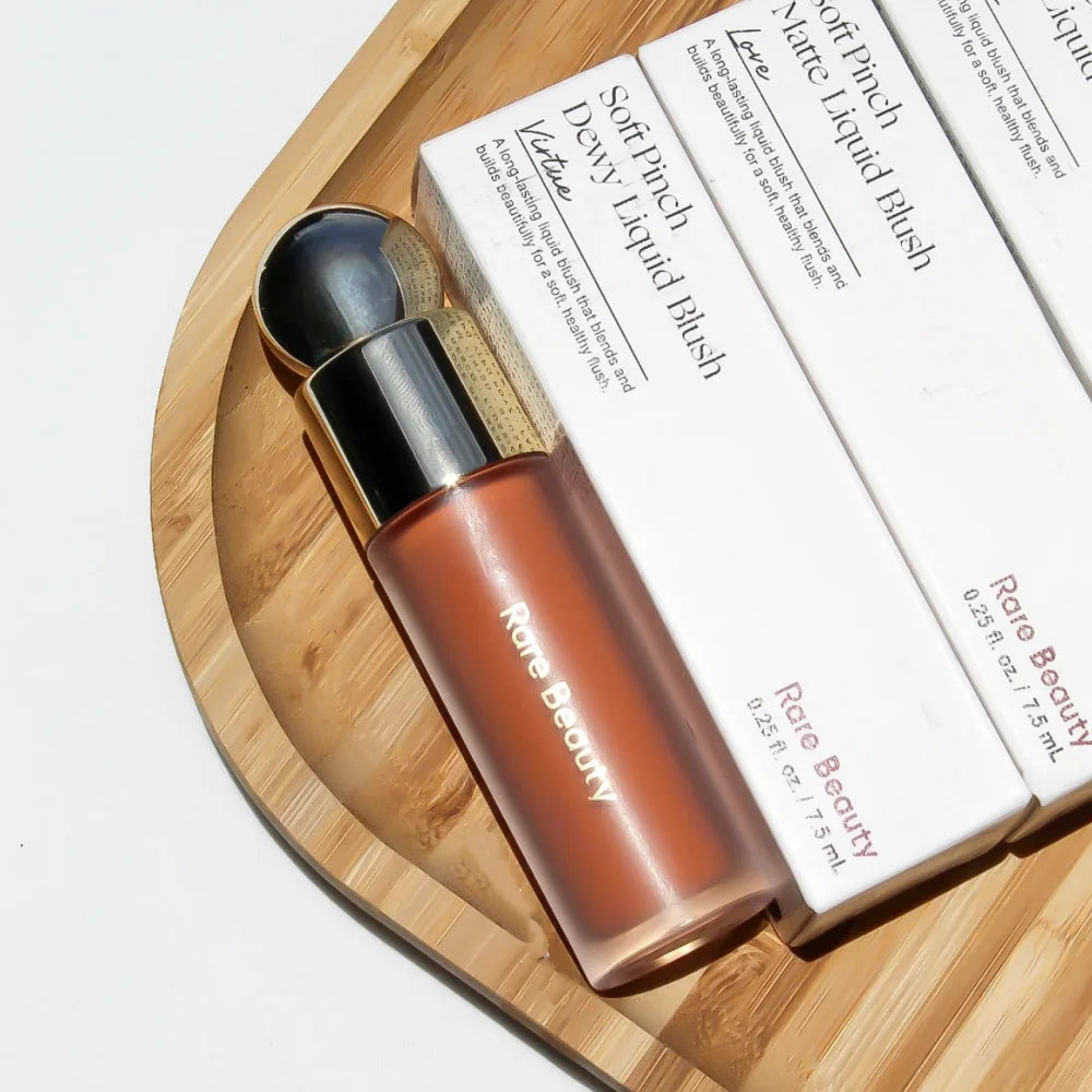 Rare Beauty Grace Liquid Blush - Waterproof Moisture-Enhancing Lipstick Blusher Long-Lasting Hydrating Face Contour Makeup