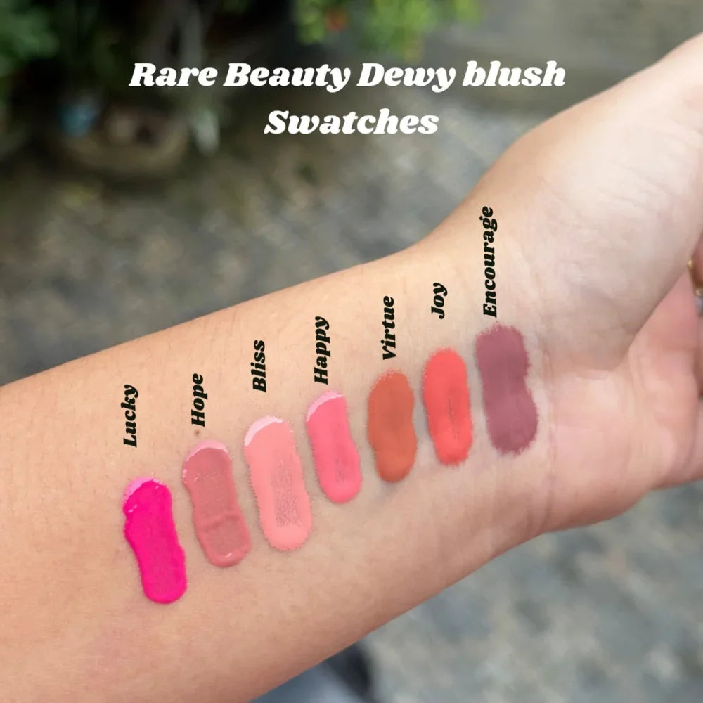 Rare Beauty Grace Liquid Blush - Waterproof Moisture-Enhancing Lipstick Blusher Long-Lasting Hydrating Face Contour Makeup