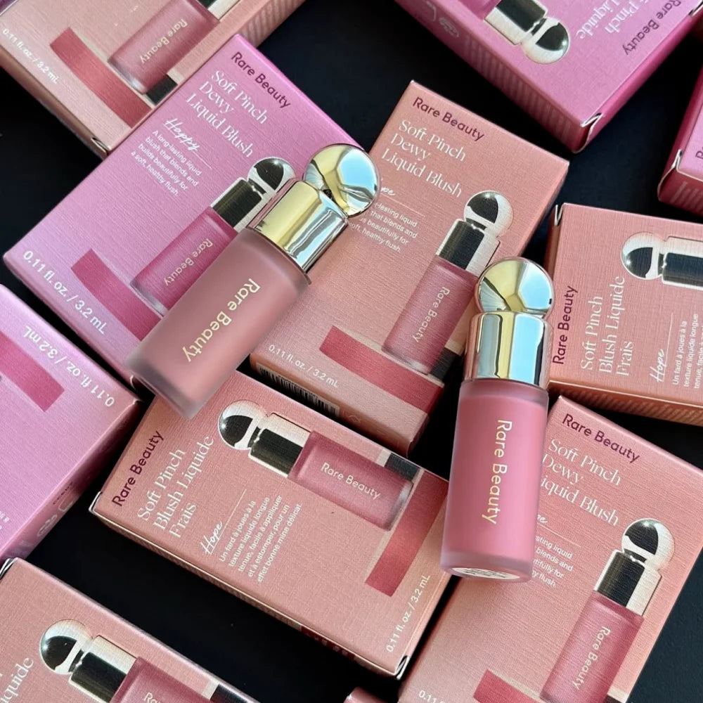 Rare Beauty Grace Liquid Blush - Waterproof Moisture-Enhancing Lipstick Blusher Long-Lasting Hydrating Face Contour Makeup