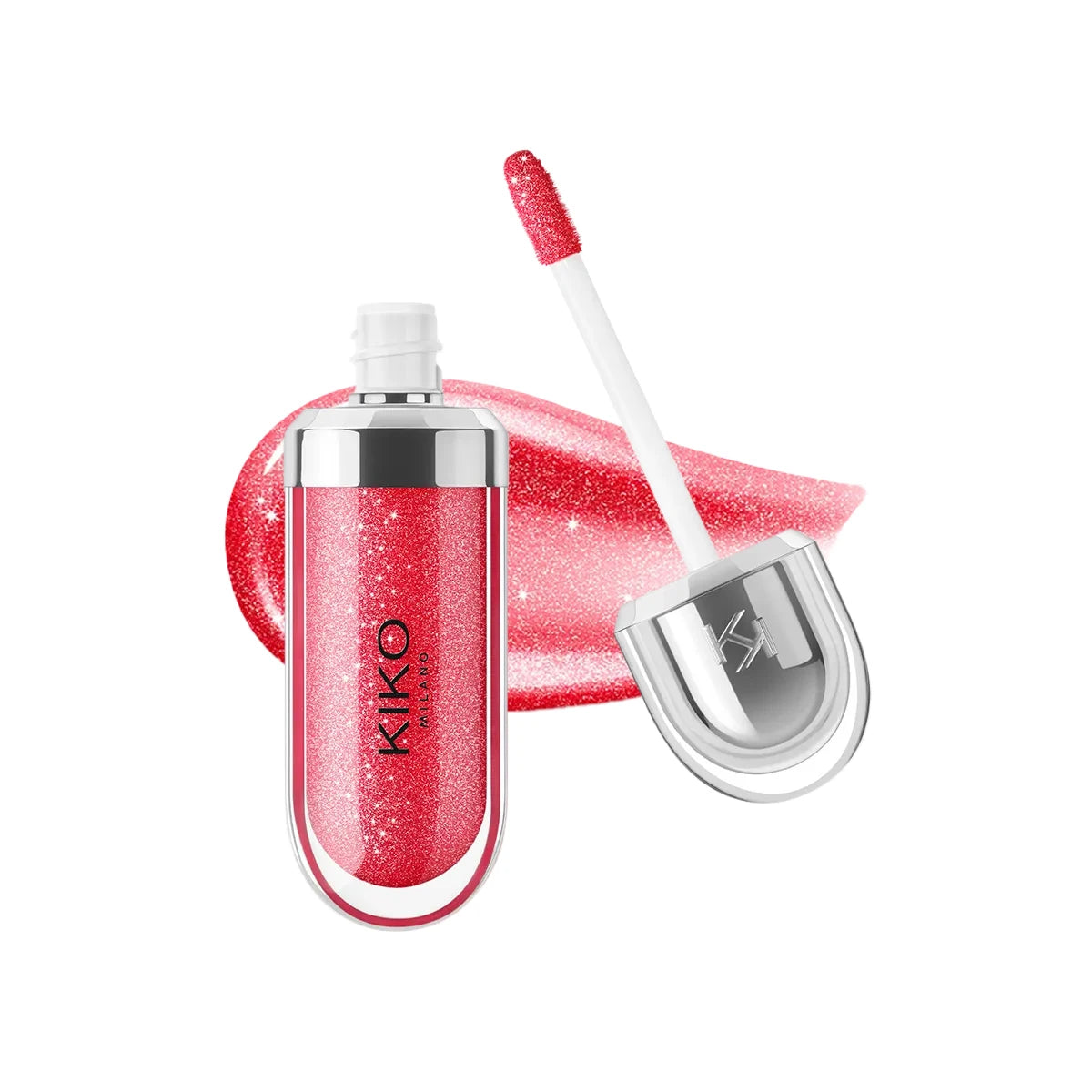 Kiko 3D Hydra Lip Liner Moisturizing Shimmer Waterproof Blusher Brun Rose Pearly Mauve Lipstick - Full Size Long-Lasting Lip Gloss