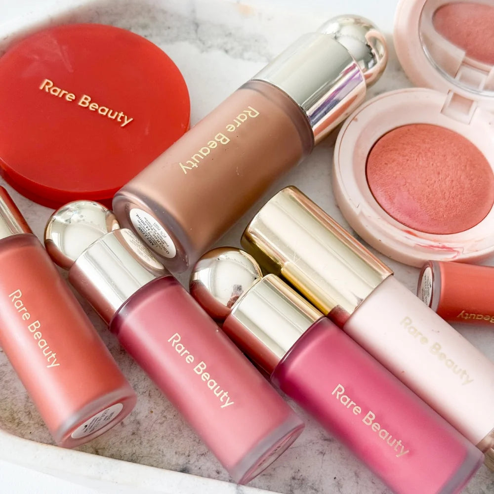 Rare Beauty Grace Liquid Blush - Waterproof Moisture-Enhancing Lipstick Blusher Long-Lasting Hydrating Face Contour Makeup