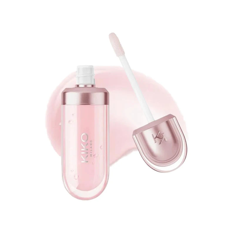 Kiko 3D Hydra Lip Liner Moisturizing Shimmer Waterproof Blusher Brun Rose Pearly Mauve Lipstick - Full Size Long-Lasting Lip Gloss