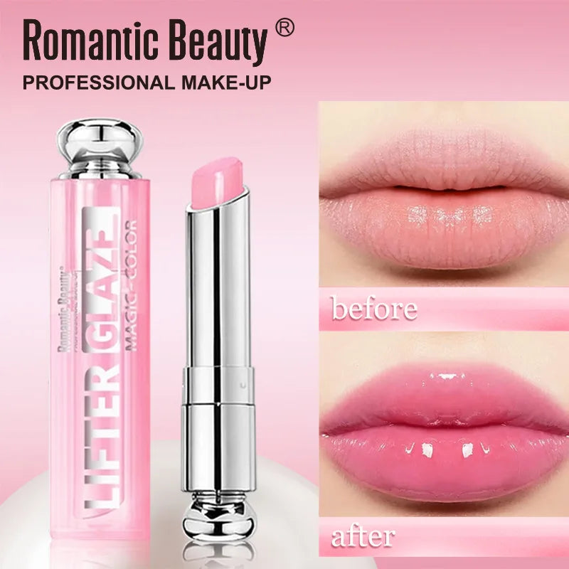 Color-Changing Hydrating Lip Gloss Moisturizing Tinted Lip Oil with Mirror Shine & Plumping Effect Non-Greasy Lip Care
