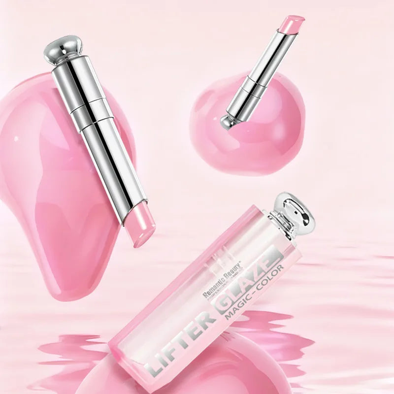 Color-Changing Hydrating Lip Gloss Moisturizing Tinted Lip Oil with Mirror Shine & Plumping Effect Non-Greasy Lip Care