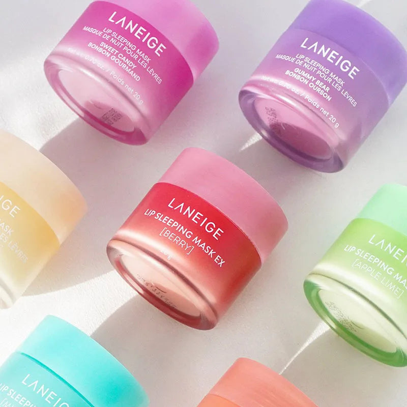 Laneige Lip Mask Jelly Sleep Balm 4-Pack Night Repair Moisturizing Hydrating Light Nourishment Christmas Gift Set 8g Each